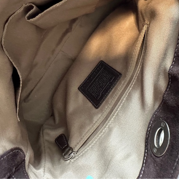 Coach Brown Monogram Purse - Picture 5 of 7